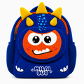 Sac à Dos Enfant Dinosaure Milai Duo - Bleu Roi & Orange – Léger et Compact pour la Maternelle