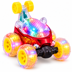 Voiture Acrobatique Télécommandée Stunt Cars No.102 – Rotation 360° – Lumières & Musique – Rechargeable