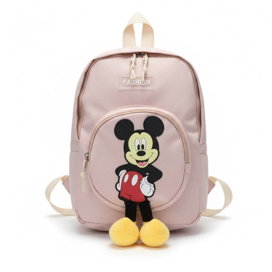 Sac à Dos Crèche & Maternelle Mickey Rose avec Jambes 3D – 30 × 23 × 10 cm