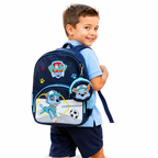 Sac à Dos Enfant Paw Patrol Marshall - Maternelle & CP - Bleu Marine – avec Petite Trousse Amovible