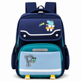 Sac à Dos Scolaire Enfant Dinosaure Bleu Classes de CM – Grande Capacité – Dos Respirant – Bretelles Rembourrées – Kidoo