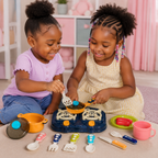 Kit de Cuisine Enfant 17 Pièces avec Réchaud, Casseroles et Ustensiles – Dès 3 Ans