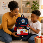 Sac à Dos Enfant Paw Patrol Marshall - Bleu Marine avec Petite Trousse – Modèle maternelle et CP1