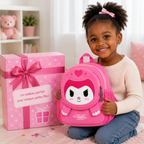 Sac à Dos Maternelle Dinosaure Milai Duo Rose 3D – 25 × 25 cm