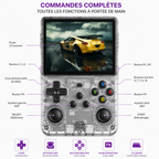 Console de Jeu Portable R36S 64 Go – Écran Couleur, Système Linux et Jeux Rétro