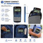 Calculatrice Scientifique M&G MGC-991EX – 552 Fonctions, Écran Haute Définition et Double Alimentation