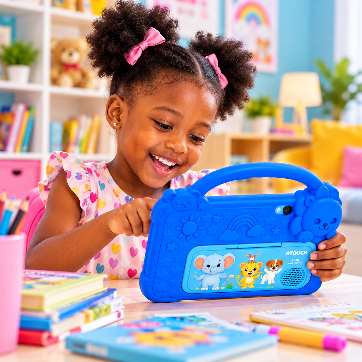 Tablette Enfant Q40 Lite 7 Pouces – 8 Go + 256 Go – Android