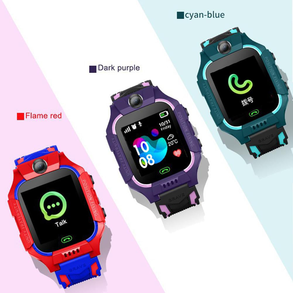Nabi Montre Connectée Z7 - SOS - Traceur GPS - Carte SIM -  Rouge Bleu