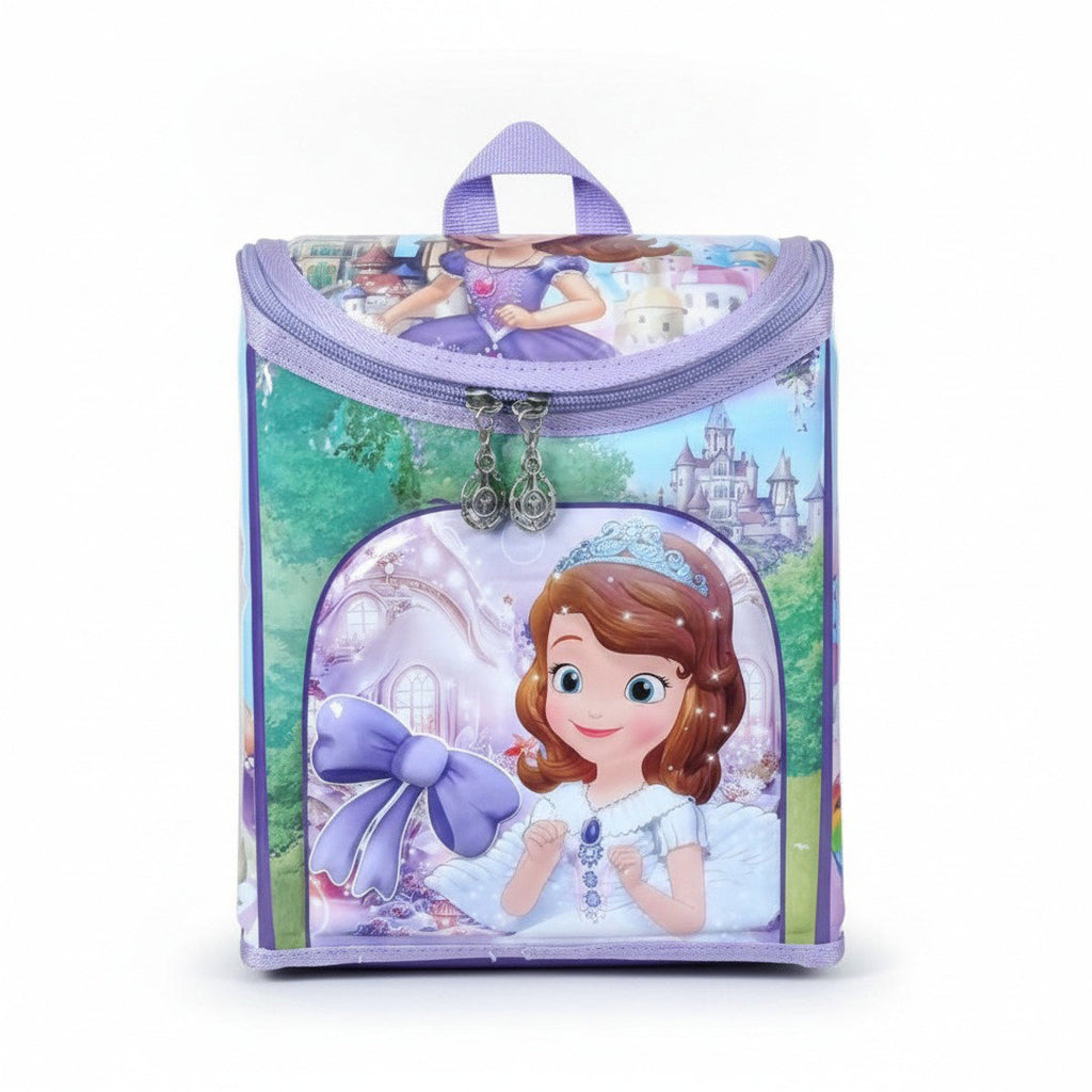 Sac à Dos Pliable Maternelle Princesse - Violet – 25 × 22 × 12 cm