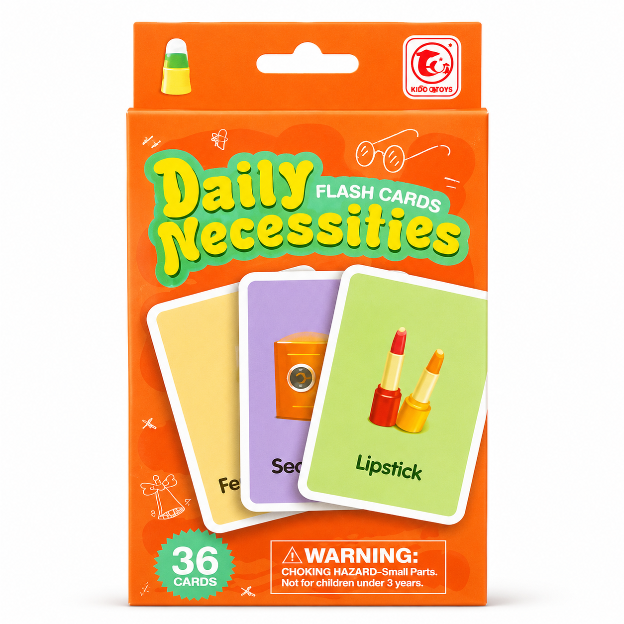 Cartes Educatives en Anglais – Daily Necessities – 36 cartes