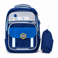 Sac à Dos Scolaire Enfant Astronaute WLDA – Grande Capacité pour Classes de CE et CM - 41 × 30 × 16 cm – Bleu