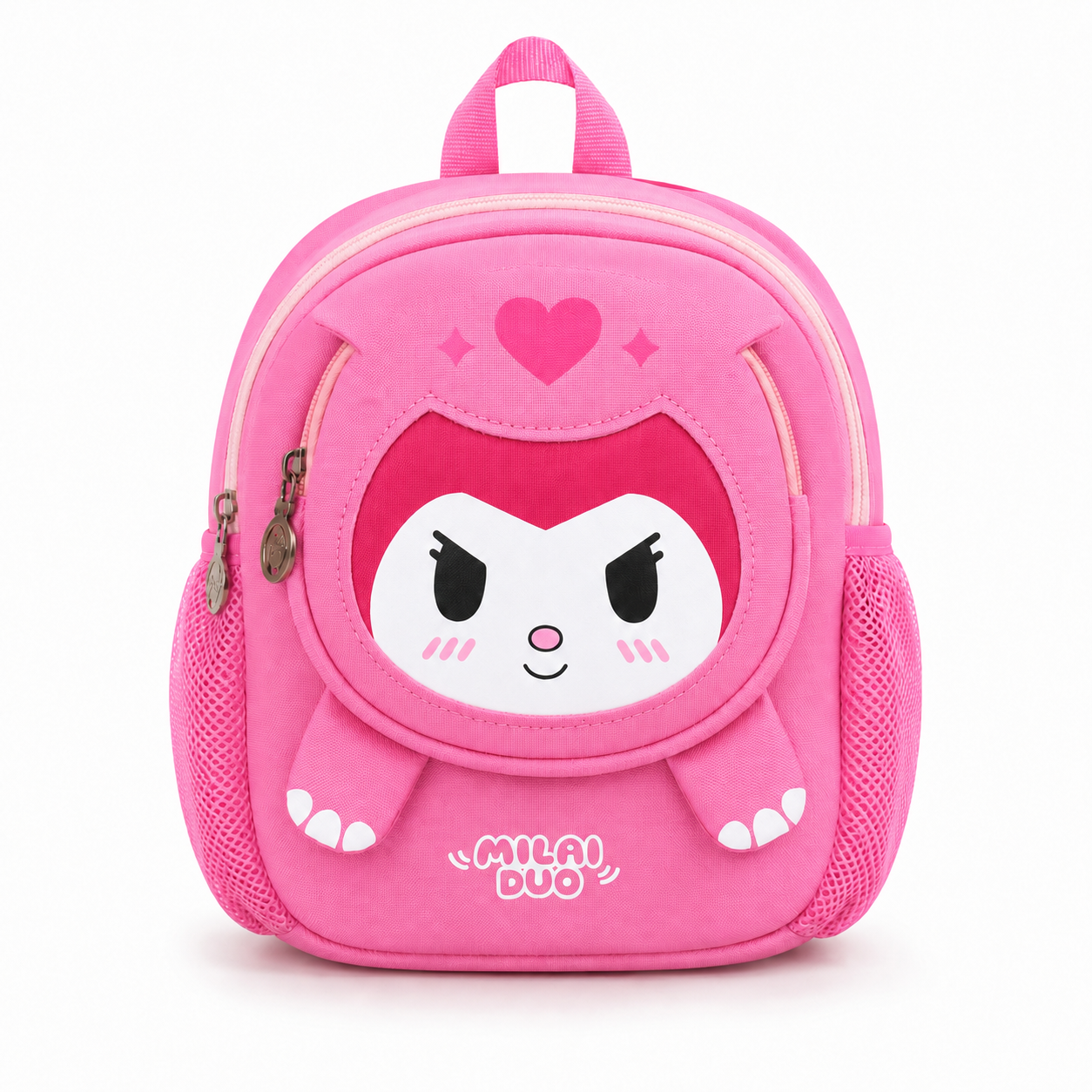 Sac à Dos Maternelle Dinosaure Milai Duo Rose 3D – 25 × 25 cm