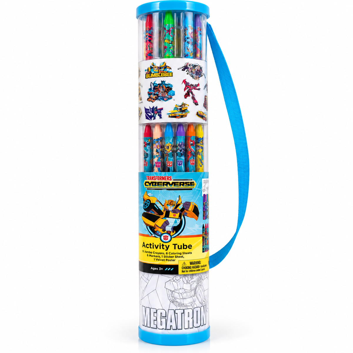 Coffret Créatif Transformers Cyberverse – Activity Tube Coloriage & Dessin