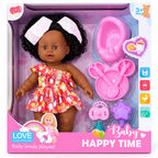 Poupée Bébé 30 cm avec Accessoires – Biberon, Repas & Soins – Rose