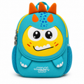 Sac à Dos Enfant Dinosaure Milai Duo - Bleu turquoise et Jaune – Maternelle – Compact, léger et mignon