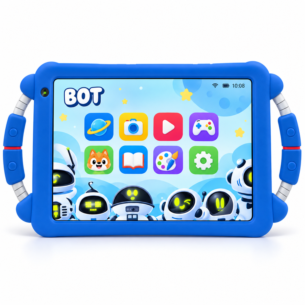Tablette Enfant BéBé-TAB BOT 8" – Android – 8 Go + 256 Go – 5G Dual SIM
