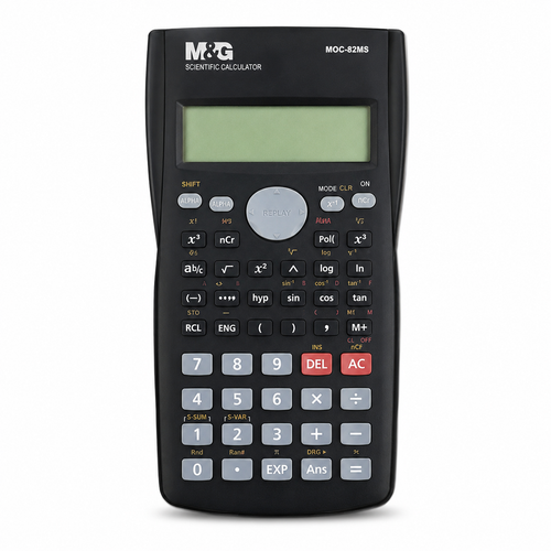 Calculatrice Scientifique M&G MOC-82MS – 240 Fonctions et Écran 2 Lignes