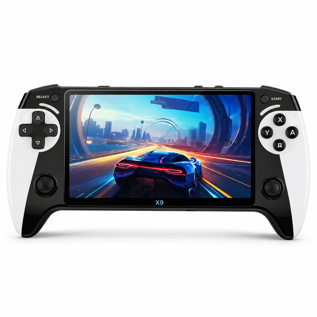 Console de Jeux Portable X9 – Écran 5,5" – Double Joystick – 8 Go – Extension TF jusqu’à 32 Go