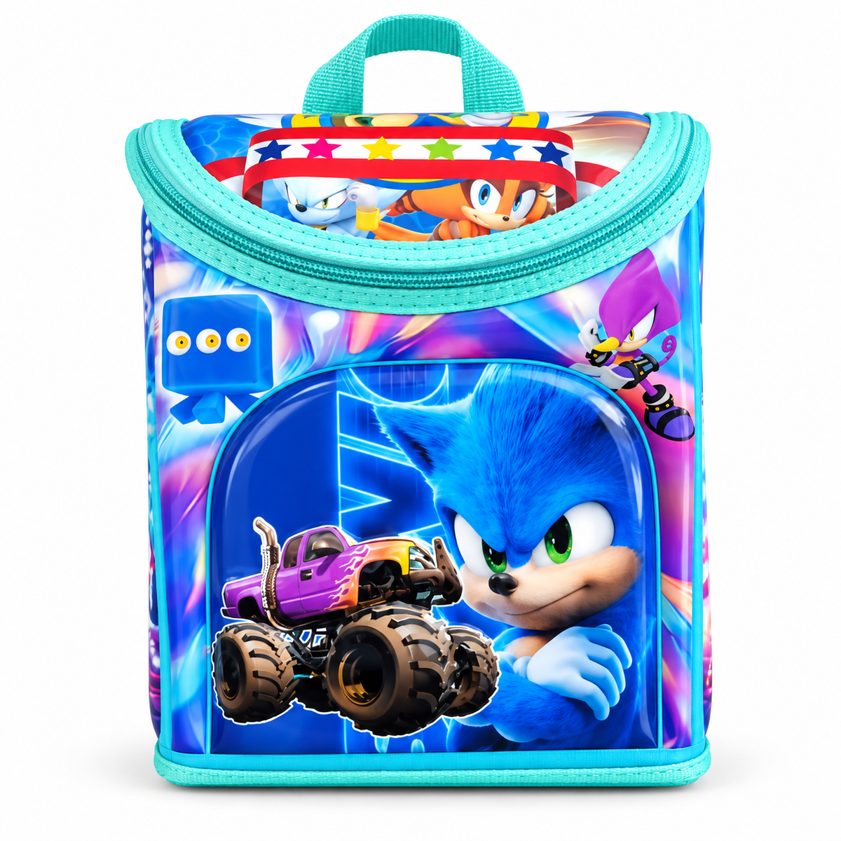 Sac à Dos Enfant Sonic Bleu – Maternelle – 25 × 22 × 12 cm