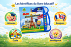 Livre Éducatif Électronique Bilingue Français Anglais – 180 Mots – Apprentissage Enfant