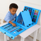 Coffret Dessin & Peinture Super Mega Art Set 208 Pièces – Kit Créatif Complet pour Enfants 3 Ans et +