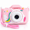 Appareil Photo Numérique Enfant Licorne avec Écran 2" – Photo, Vidéo & Jeux – Rose ou Bleu