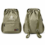 Sac à Dos à Cordon Vert Kaki - 40 cm – Léger, Spacieux et Polyvalent