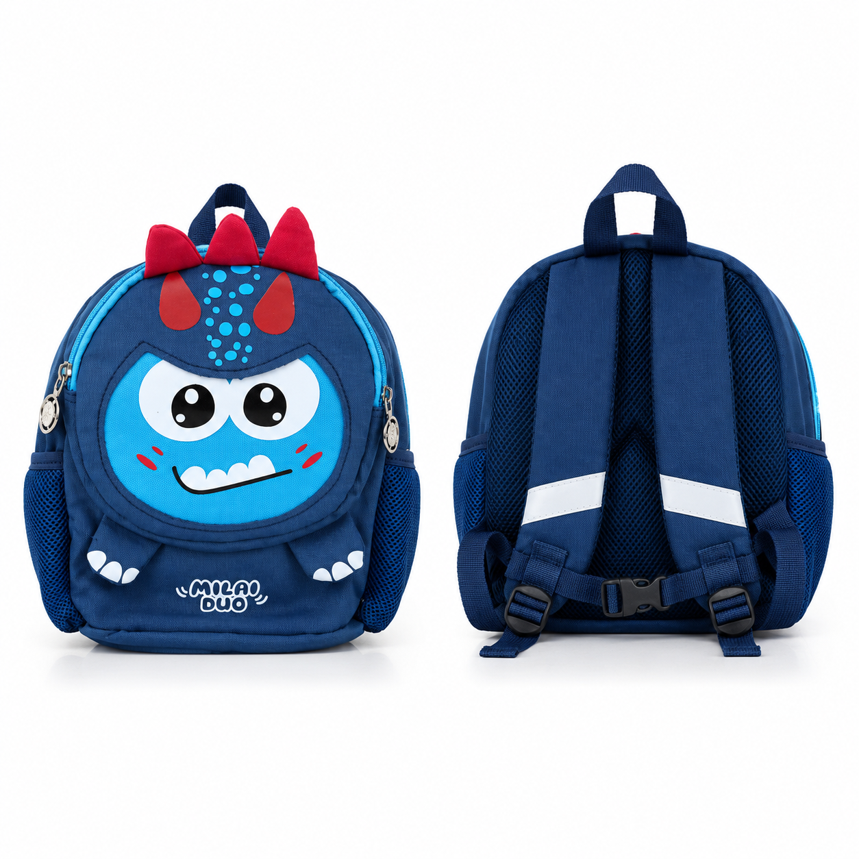 Sac à Dos Maternelle Dinosaure Bleu 3D 25 × 25 cm – Enfant