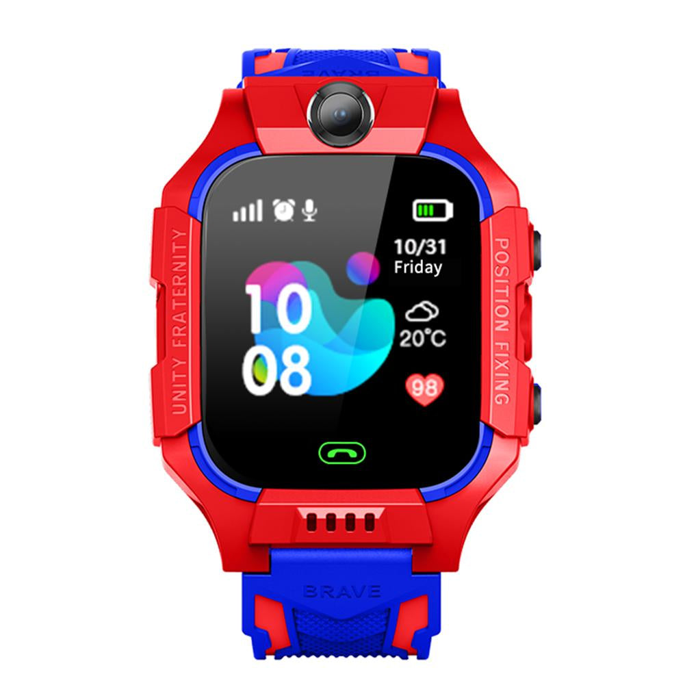 Nabi Montre Connectée Z7 - SOS - Traceur GPS - Carte SIM -  Rouge Bleu