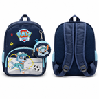 Sac à Dos Enfant Paw Patrol Marshall - Maternelle & CP - Bleu Marine – avec Petite Trousse Amovible