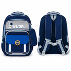 Sac à Dos Scolaire Enfant Astronaute WLDA – Grande Capacité pour Classes de CE et CM - 41 × 30 × 16 cm – Bleu