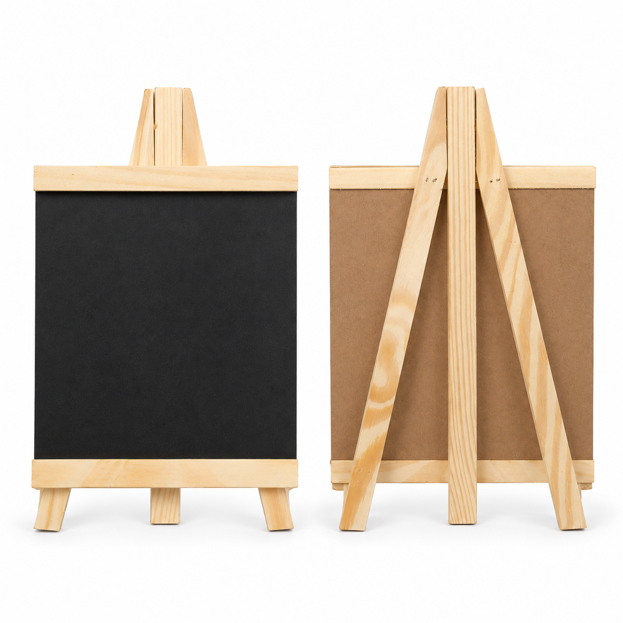 Motarro Mini Tableau Noir sur Chevalet en Bois – 16 × 28 cm
