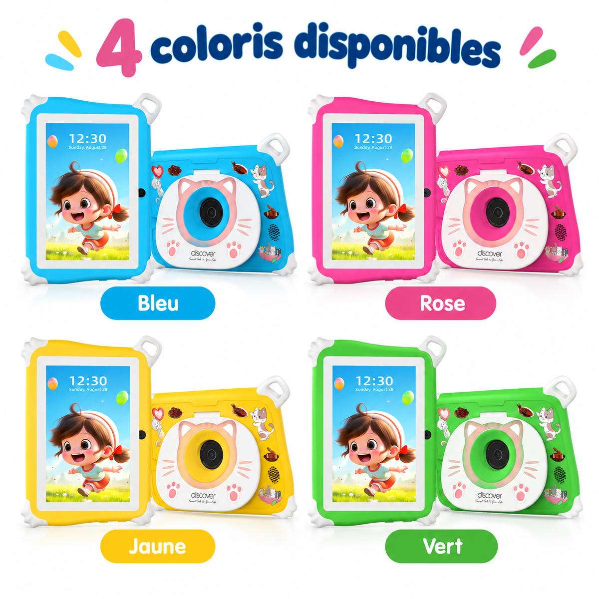 Discover Fire 13 Tablette Enfant  – 7" HD – 6 Go RAM / 256 Go – Double Caméra