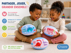 Lot de 3 Ballons Souples Dinosaure pour Bébé et Enfant – Jeu Sensoriel et Motricité