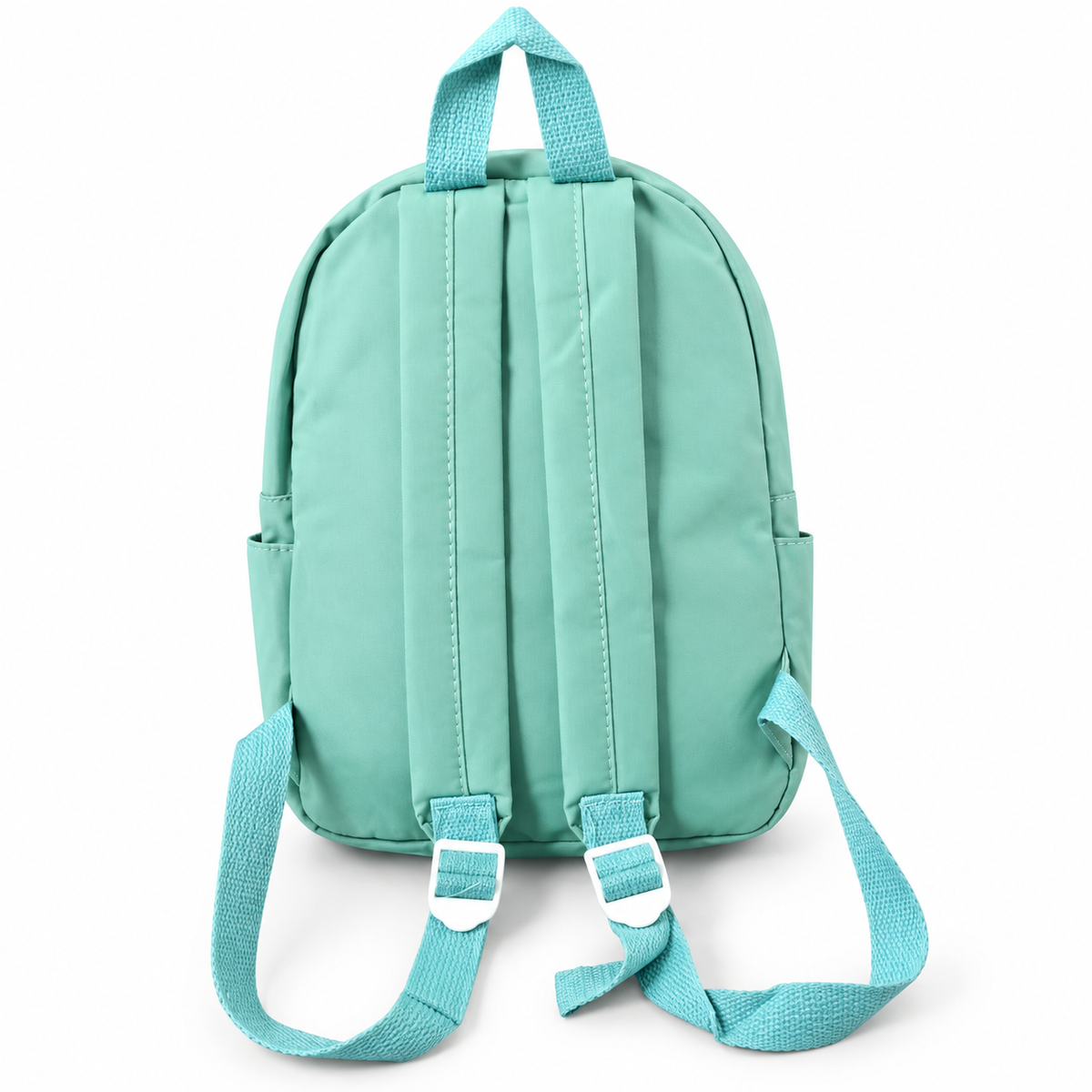 Sac à Dos Maternelle Mickey Vert avec Poche Transparente – 35 × 25 × 12 cm