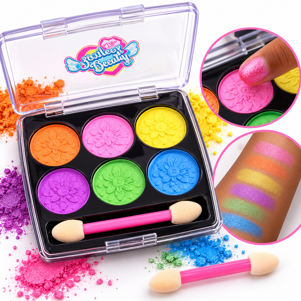 Coffret Beauté Enfant avec Lampe – Maquillage & Vernis Réels –  5 Ans+