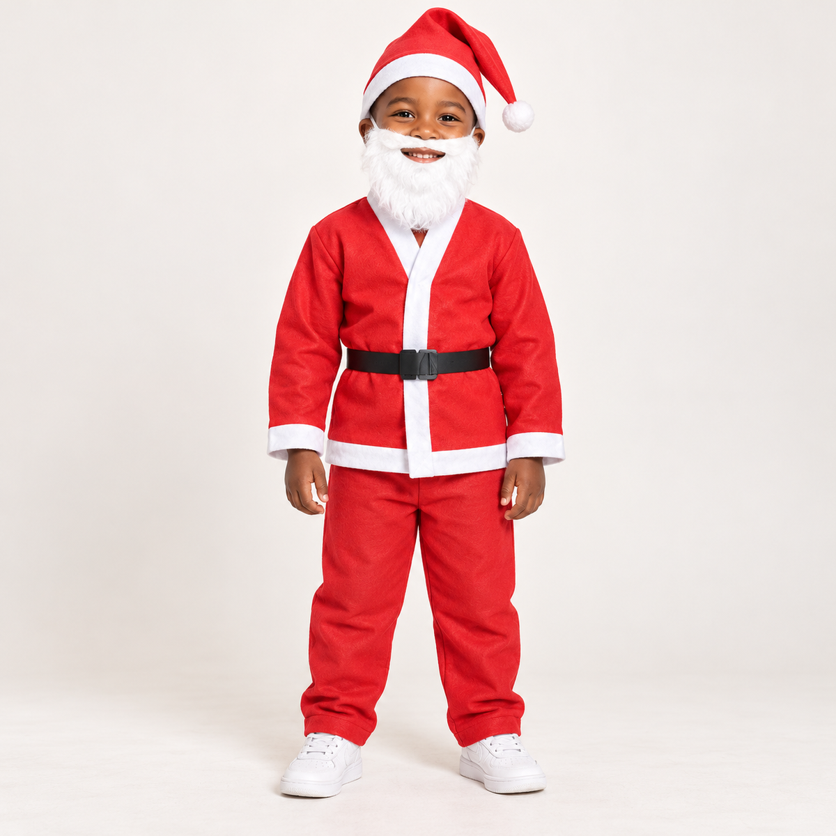 Costume Père Noël Enfant – Rouge & Blanc – 0 à 13 Ans
