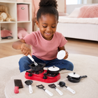 Kit de Cuisine Enfant avec Réchaud, Casseroles et Ustensiles – Modèle 266