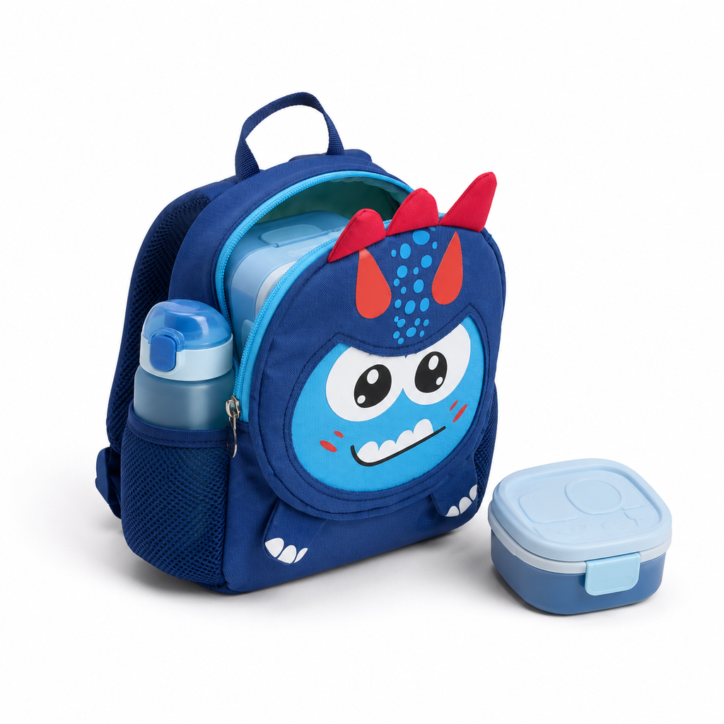 Sac à Dos Maternelle Dinosaure Bleu 3D 25 × 25 cm – Enfant