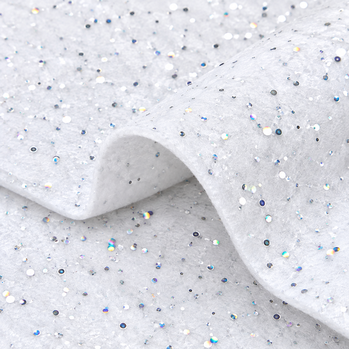 Lot de 2 Couvertures de Neige Artificielle Scintillante – 101 × 76 cm