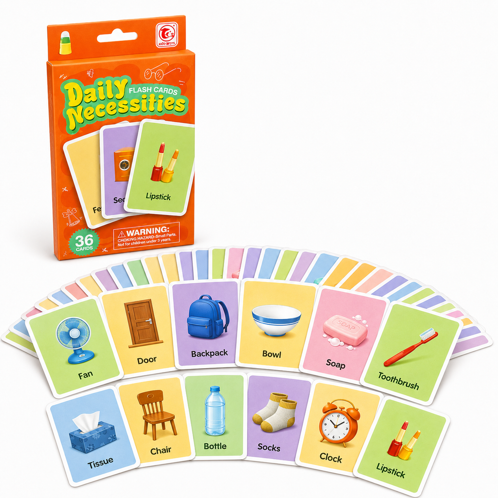 Cartes Educatives en Anglais – Daily Necessities – 36 cartes
