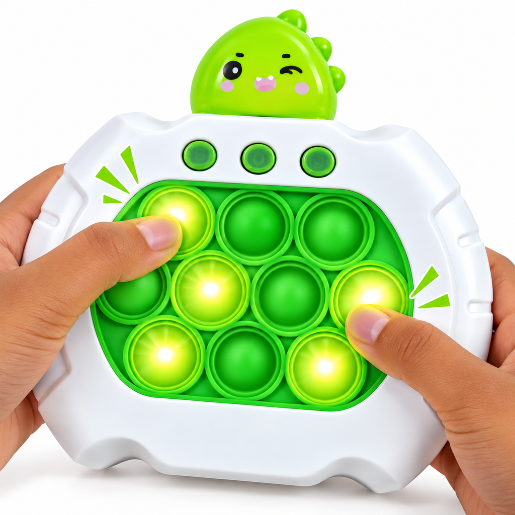 Console de Jeu Fast Push Pop It Dinosaure – 999 Niveaux – 7 Modes