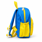 Sac à Dos Crèche & Maternelle Hélicoptère 3D Bleu Jaune – 25 × 23 × 12 cm