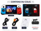 Console Portable G9 650+ Jeux Intégrés – Écran HD 3 Pouces – Rechargeable – Sortie TV