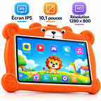VIKUSHA Tablette Enfant  VK-17 10,1" Android avec Coque de Protection