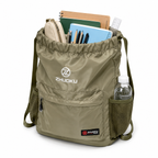 Sac à Dos à Cordon Vert Kaki - 40 cm – Léger, Spacieux et Polyvalent