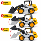 Chargeuse Bulldozer de Chantier Enfant avec Godet Mobile – 26 cm