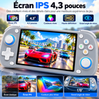 Console de Jeu Portable XF43 – Écran IPS 4,3" – 64 Go – 30+ Émulateurs