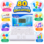 Ordinateur Éducatif Enfant 80 Fonctions – Apprentissage, Jeux & Musique