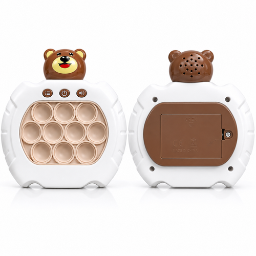 Console de Jeu Électronique Fast Push™ – Jeu de Réflexe Pop It Interactif 999 Niveaux – 7 Modes